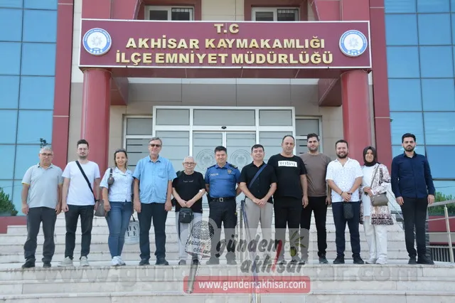 Basın Mensuplarından Emniyet Müdürü Taşan’a Hayırlı Olsun Ziyareti