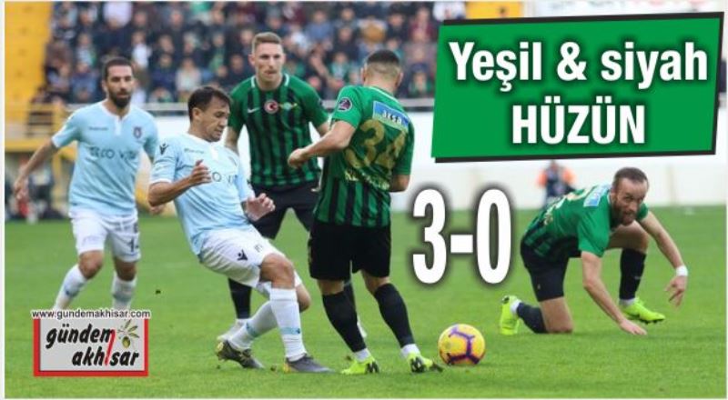 AKHİSARSPOR EVİNDE LİDERE YENİLDİ…
